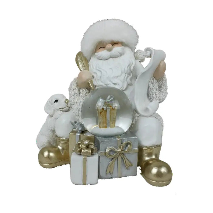 Коледна Украса DKD Home Decor Смола (2 броя) (14 x 12 x 14