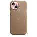 Калъф Apple iPhone 15 FineWoven Case with MagSafe - Taupe