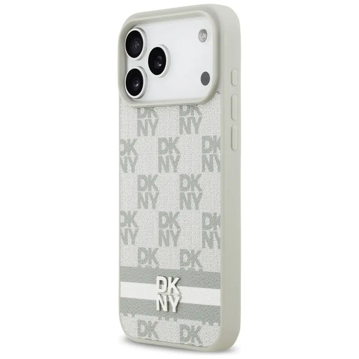 Калъф DKNY Checkered with Printed Stripes за iPhone 17 Pro
