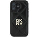 Калъф DKNY Quilted Stack Logo iPhone 16 - Черен