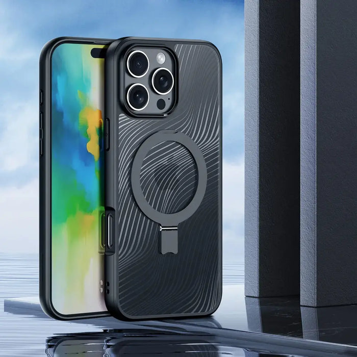 Калъф Dux Ducis Aimo Mag с MagSafe и стойка за iPhone 16