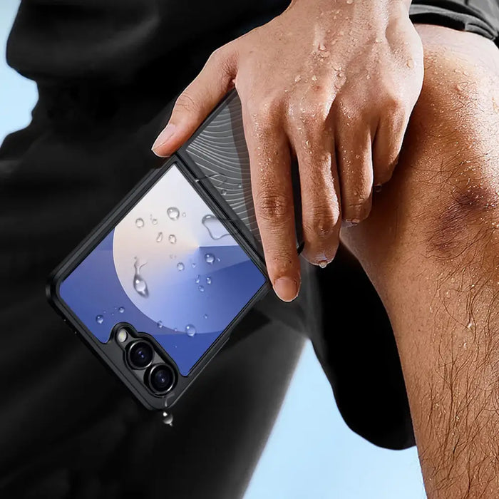 Калъф Dux Ducis Aimo за Samsung Galaxy Z Flip7 - черен