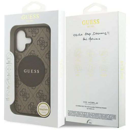 Калъф Guess 4G Circle Classic Logo MagSafe за iPhone 17