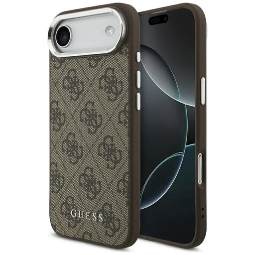 Калъф Guess 4G Classic Logo MagSafe за iPhone Air - кафяв