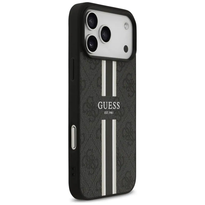 Калъф Guess 4G Printed Stripes MagSafe за iPhone 17 Pro Max
