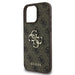 Калъф Guess 4G с голямо лого за iPhone 16 Pro Max - кафяв