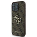 Калъф Guess 4G с голямо лого за iPhone 16 Pro Max - кафяв