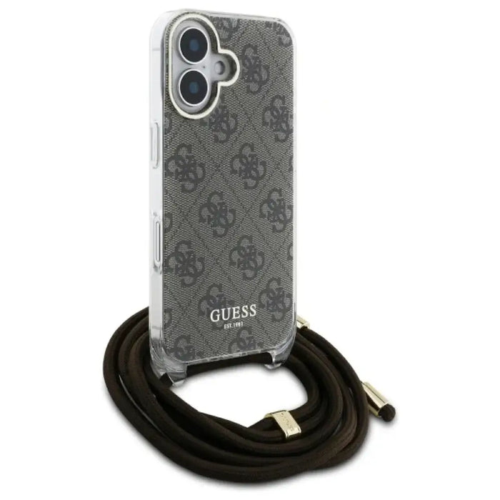 Калъф Guess Crossbody Cord 4G Print Case с въже за iPhone