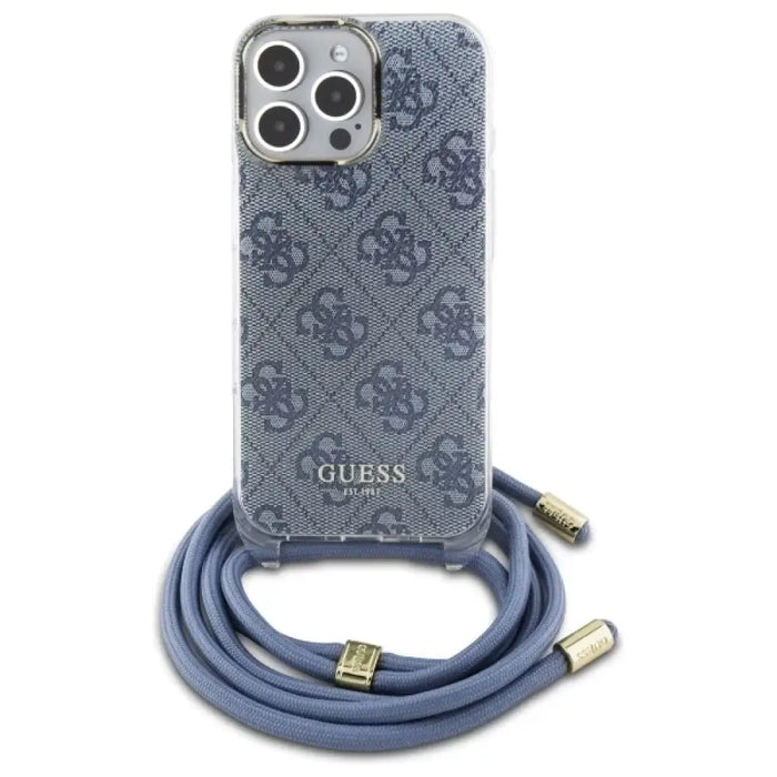 Калъф Guess Crossbody Cord 4G Print Case с въже за iPhone