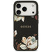 Калъф Guess Grained Flowers Classic Logo MagSafe за iPhone