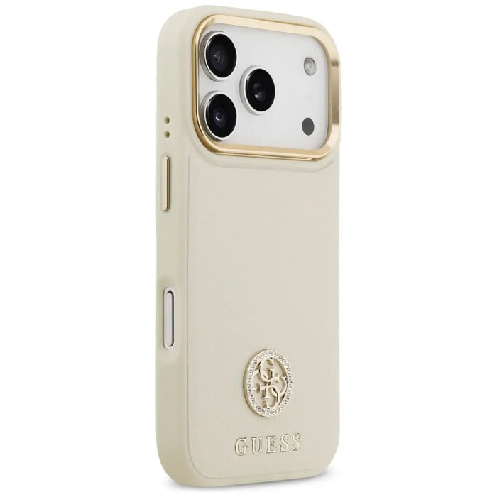 Калъф Guess Grained Strass Logo MagSafe за iPhone 17 Pro