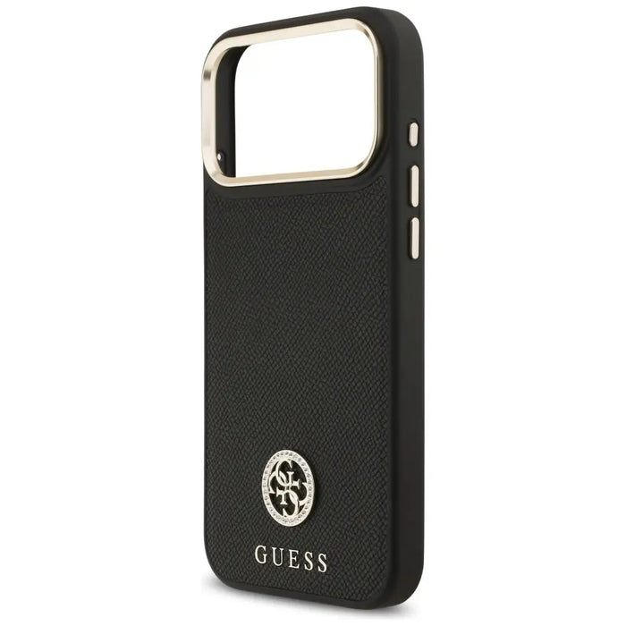 Калъф Guess Grained Strass Logo MagSafe за iPhone 17 Pro
