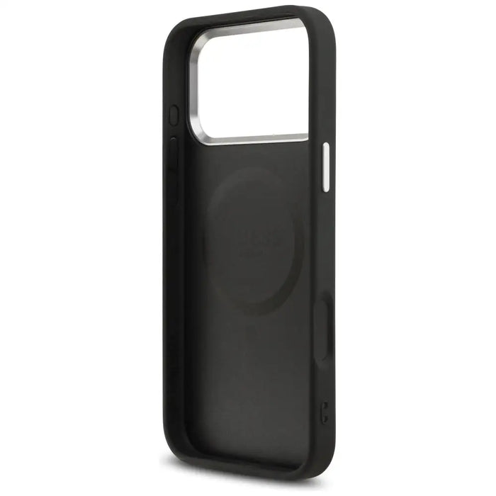 Калъф Guess Grained Triangle Logo MagSafe за iPhone 17 Pro