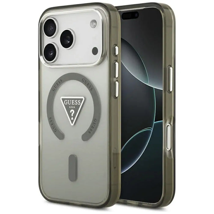 Калъф Guess IML Gradient Triangle Logo MagSafe за iPhone 17