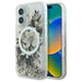 Калъф Guess Liquid Glitter Flower MagSafe за iPhone 16