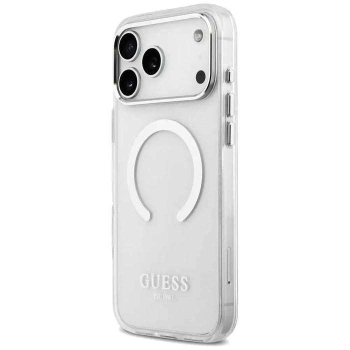 Калъф Guess Metal Outline MagSafe за iPhone 17 Pro Max