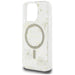 Калъф Guess Resin Flowers Glitter MagSafe за iPhone 16 Pro
