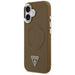 Калъф Guess Triangle Logo MagSafe за iPhone 17 - кафяв