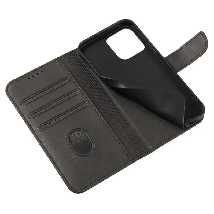 Калъф HQWear Magnet Case за Oppo A17 черен