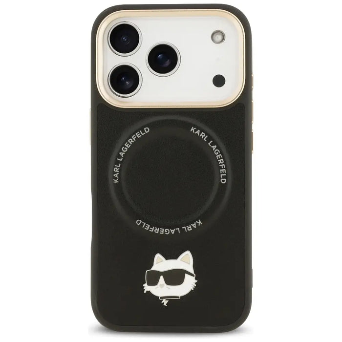 Калъф Karl Lagerfeld Big Strap Choupette Metal Logo MagSafe