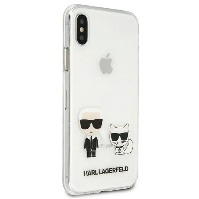 Калъф Karl Lagerfeld Karl & Choupette за iPhone Xs Max