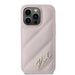 Калъф Karl Lagerfeld Diagonal Quilted Script за iPhone 14