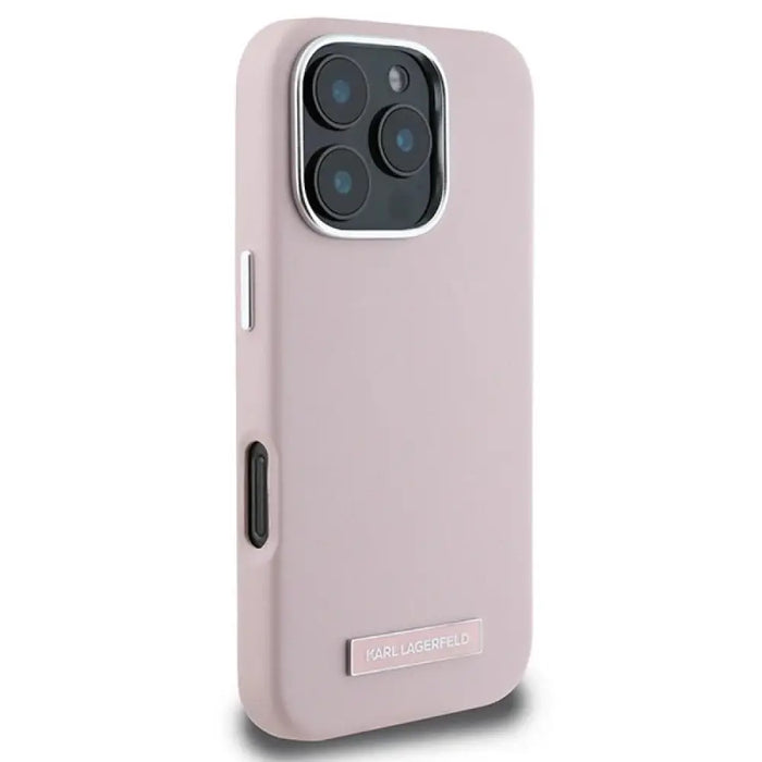 Калъф Karl Lagerfeld FW Metal Plate MagSafe iPhone 16 Pro