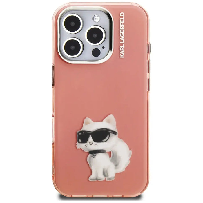 Калъф Karl Lagerfeld IML Aquarelle Choupette & Logo iPhone