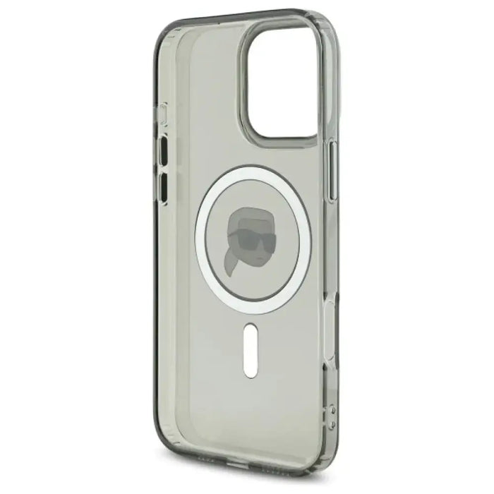 Калъф Karl Lagerfeld IML Metal Karl Head MagSafe за iPhone