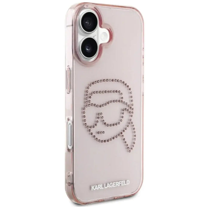 Калъф Karl Lagerfeld IML Rhinestones Karl Head iPhone 16
