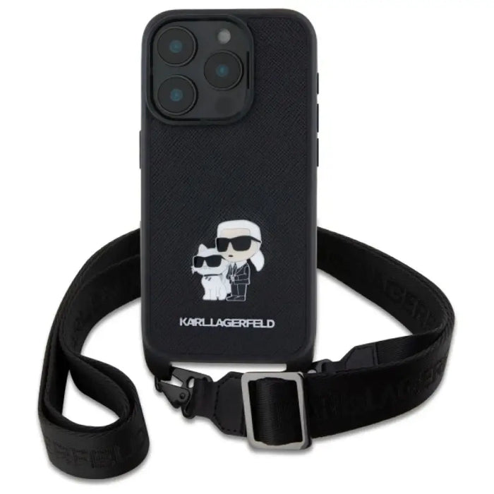 Калъф Karl Lagerfeld Saffiano Karl&Choupette с метална игла
