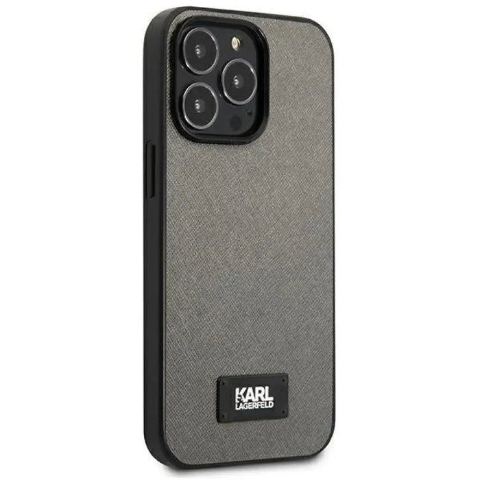 Калъф Karl Lagerfeld Saffiano Plaque за iPhone 13 Pro / 13