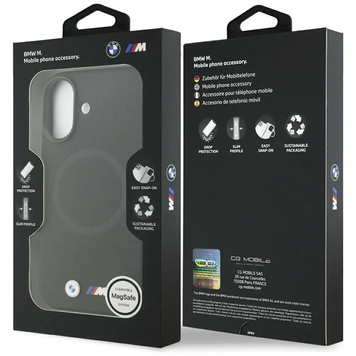 Калъф MagSafe с метално лого на BMW M FW за iPhone 17