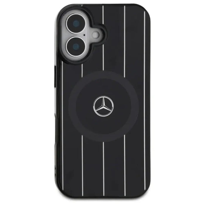 Калъф Mercedes MB Double Layer Crossed Lines MagSafe