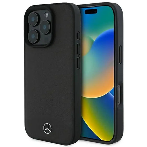 Калъф Mercedes Textured And Plain Leather MagSafe за iPhone