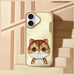 Калъф Nimmy Big Eyed Pet 2.0 Cat за iPhone 16 - зелен