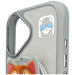 Калъф Nimmy Glasses Cool Cat MagSafe за iPhone 16 - сив