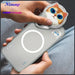 Калъф Nimmy Glasses Cool Cat MagSafe за iPhone 16 - сив