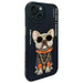 Калъф Nimmy Glasses Cool Dog за iPhone 15 - черен
