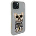 Калъф Nimmy Glasses Cool Dog за iPhone 15 - сив
