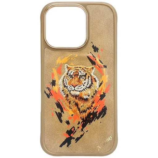 Калъф Nimmy Tiger MagSafe за iPhone 16 Pro - кафяв