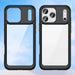 Калъф Outer Space за iPhone 17 Pro Max - черен прозрачен