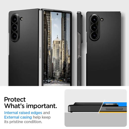Калъф Spigen Airskin за Samsung Galaxy Z Fold 6 - черен