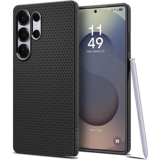 Калъф Spigen Liquid Air за Samsung Galaxy S25 Ultra - черен
