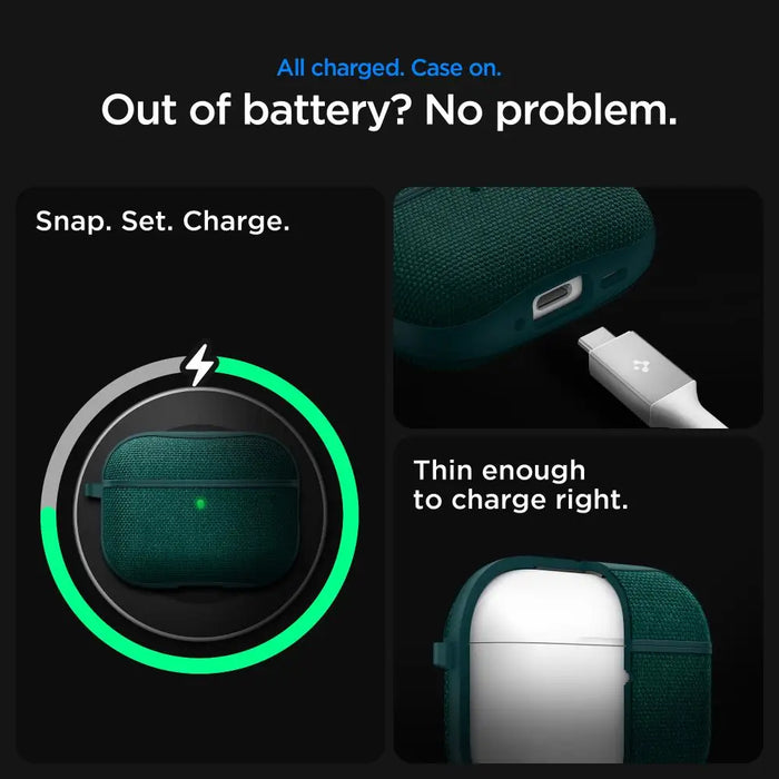 Калъф Spigen Urban Fit за AirPods 3 - зелен