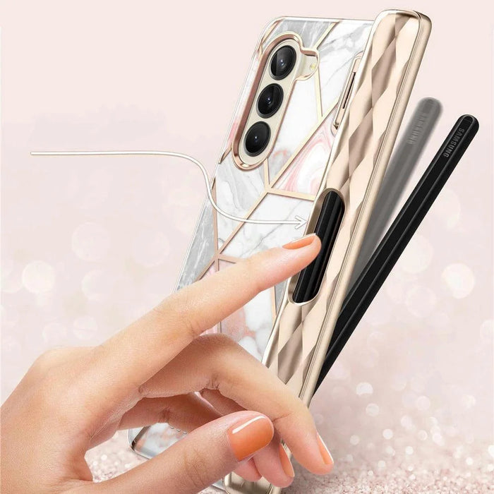 Калъф Supcase Cosmo Pen за Samsung Galaxy Z Fold5 розов