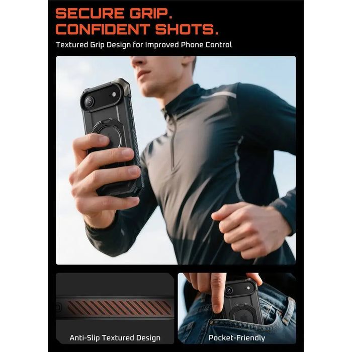 Калъф Supcase UB Grip Mag MagSafe за iPhone 17 Air - черен