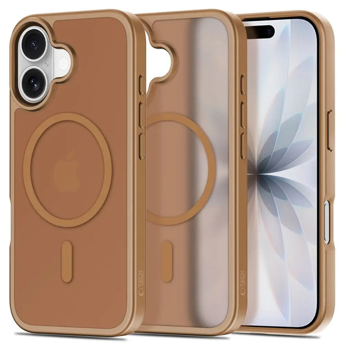 Калъф Tech-Protect BasicMag MagSafe за iPhone 17 - кафяв