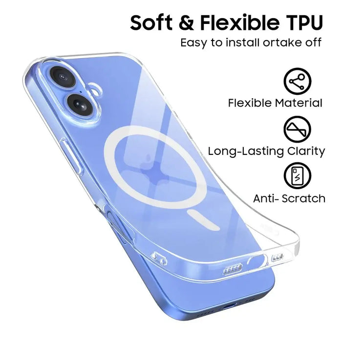 Калъф Tech-Protect FlexAir MagSafe за iPhone 16 - прозрачен