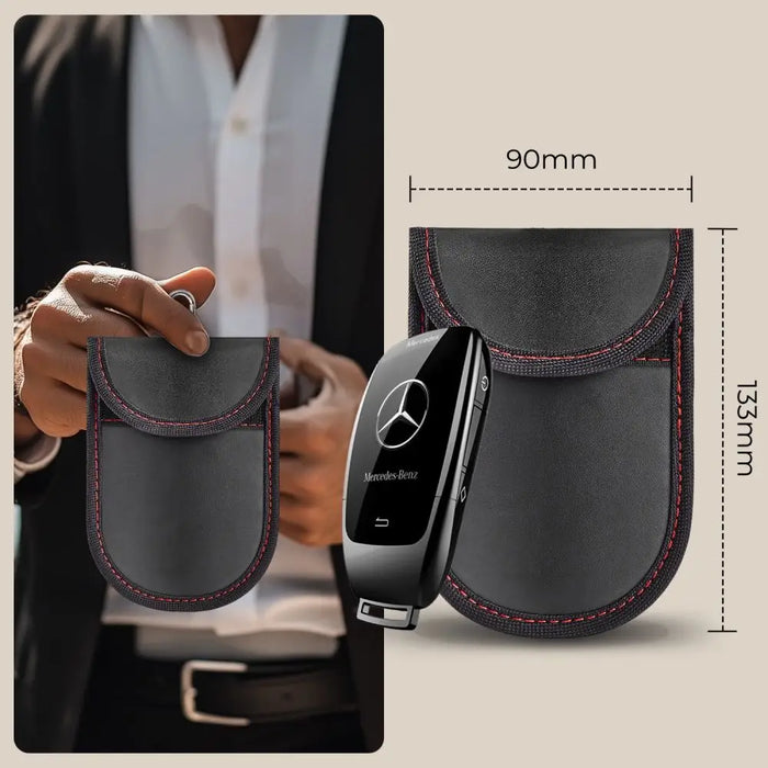 Калъф Tech-Protect KLR100 RFID - черен и червен